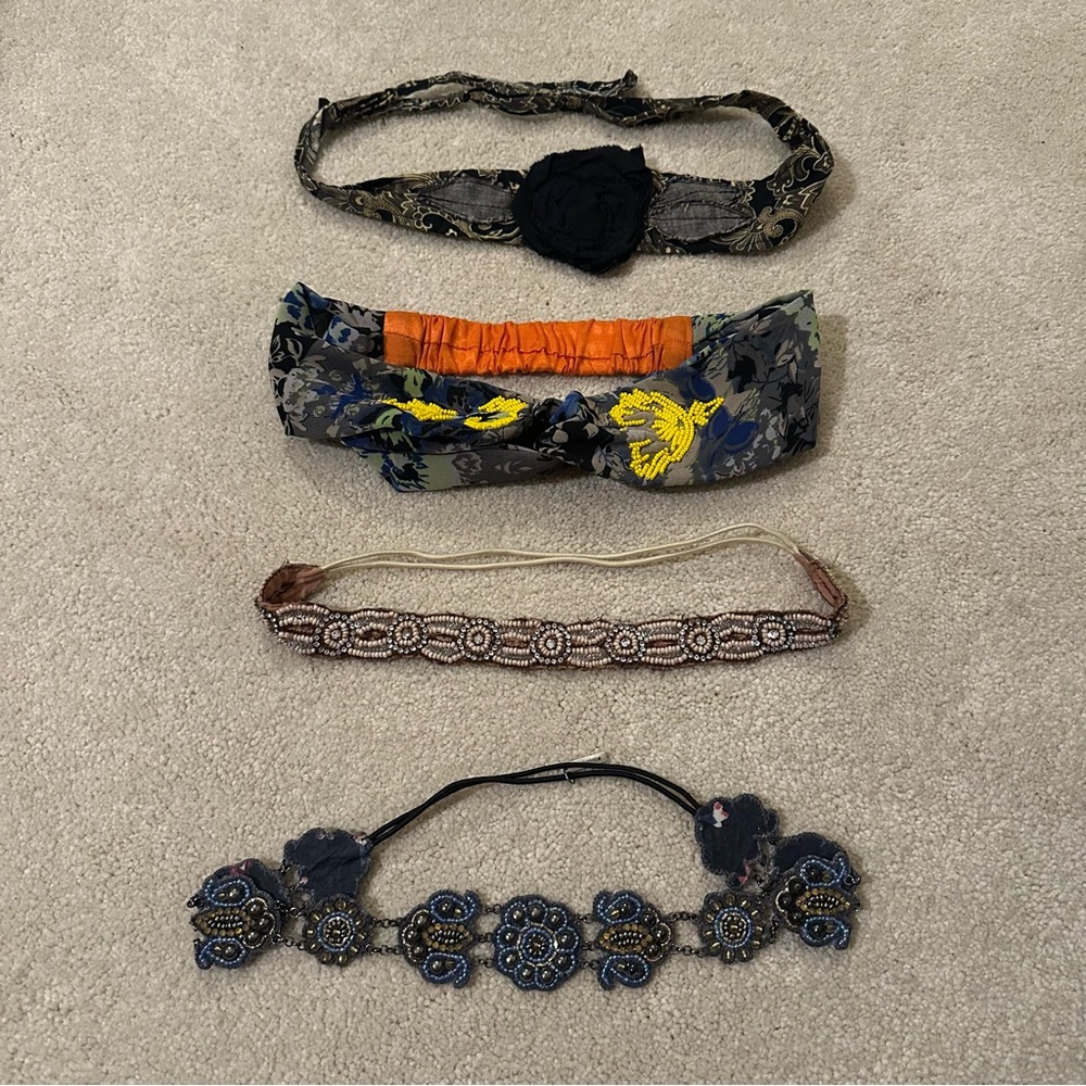 Bundle of 4 Soft Headbands